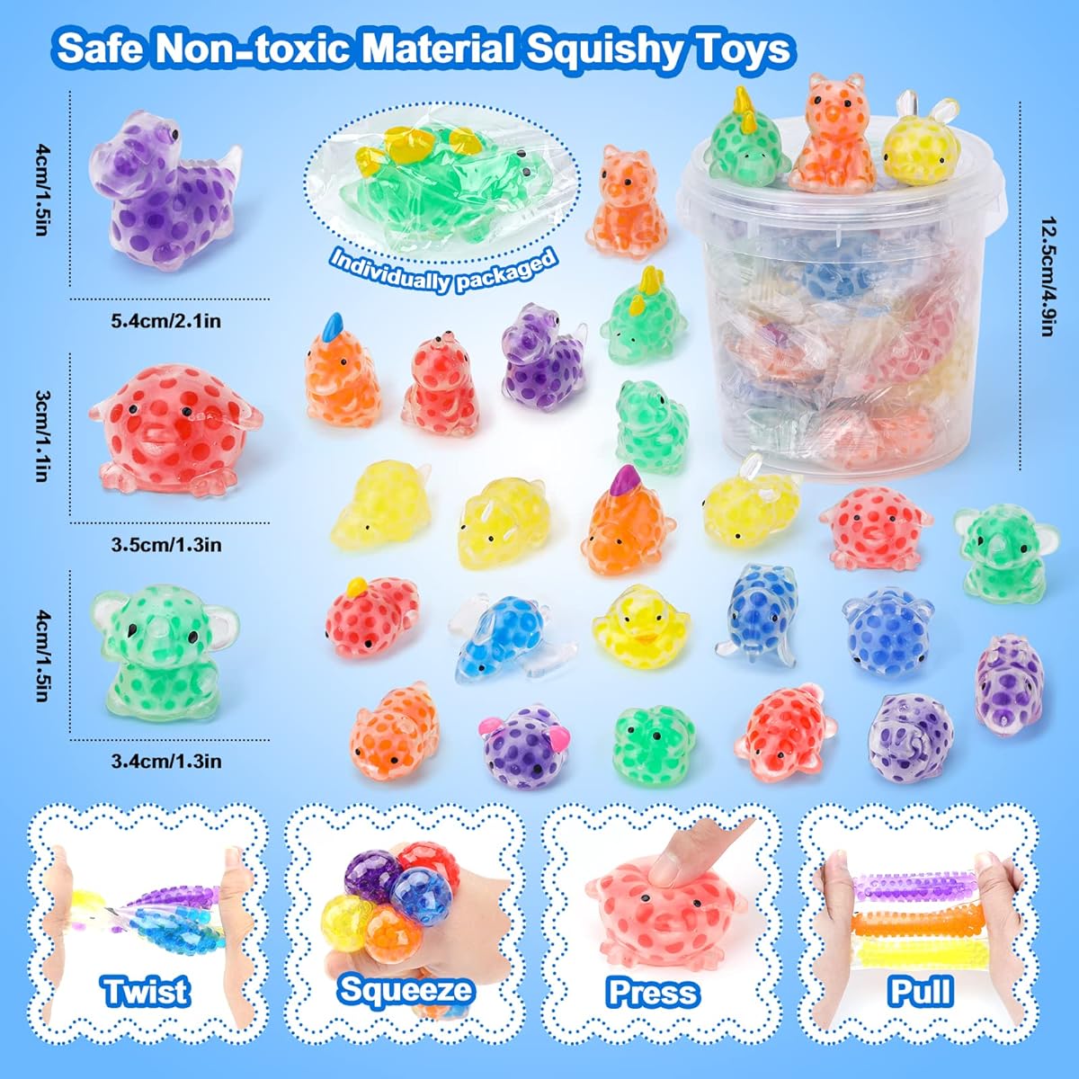 Kids Toys 5 6 7 8 9 10 Years Old Girls Boys 6-7-8-9-10-11 Years Old Boys Girls Birthday Gifts Girls Toys 5-12 Years Old Kids Party Favors 8-12 Years Old Cute Fidget Toys Mini Stress Relief Anxiety Toys