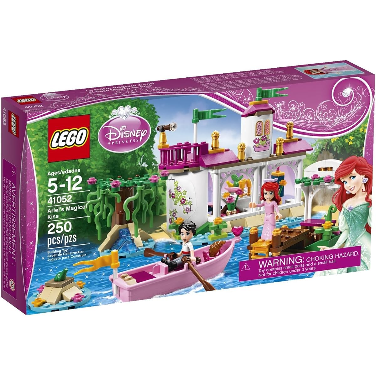 Disney Princess LEGO 250 PCS Ariel's Magical Kiss Brick Box Building Toys