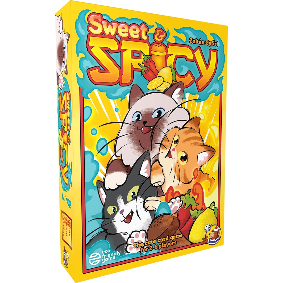 HeidelBÄR Games | Sweet & Spicy | Card Game | New & More Accessible Version of Spicy | Bluff Card Game | 2-6 Players Ages 8+ 15 Minutes