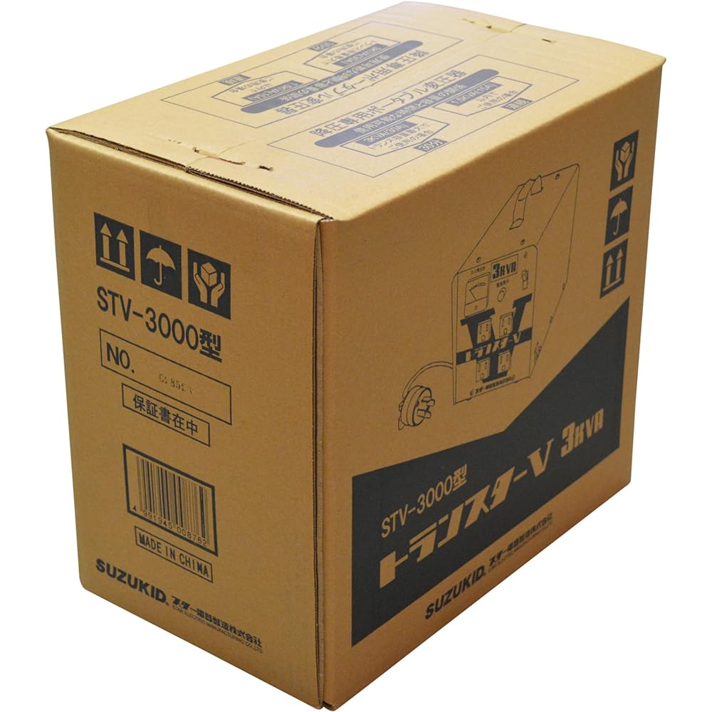 Star Electric Manufacturing (SUZUKID) Portable transformer dedicated to step-down Transstar V STV-3000