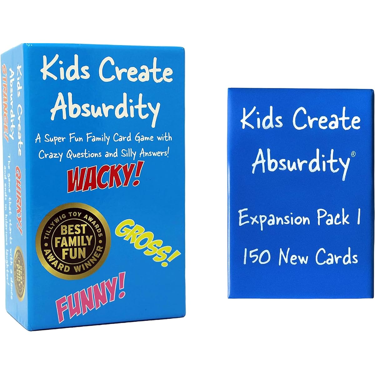 TheGag Kids Create Absurdity-Fun Card Game Kids Family Game Night Expansion Pack #1 Winner
