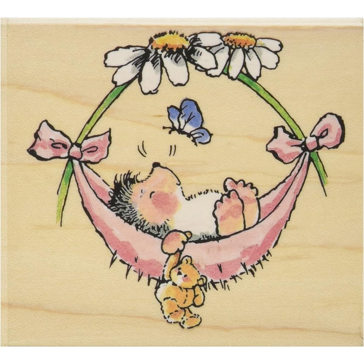 Penny Black Mounted Rubber Stamp 3"X3.25"-Baby Hammock (parallel import goods)