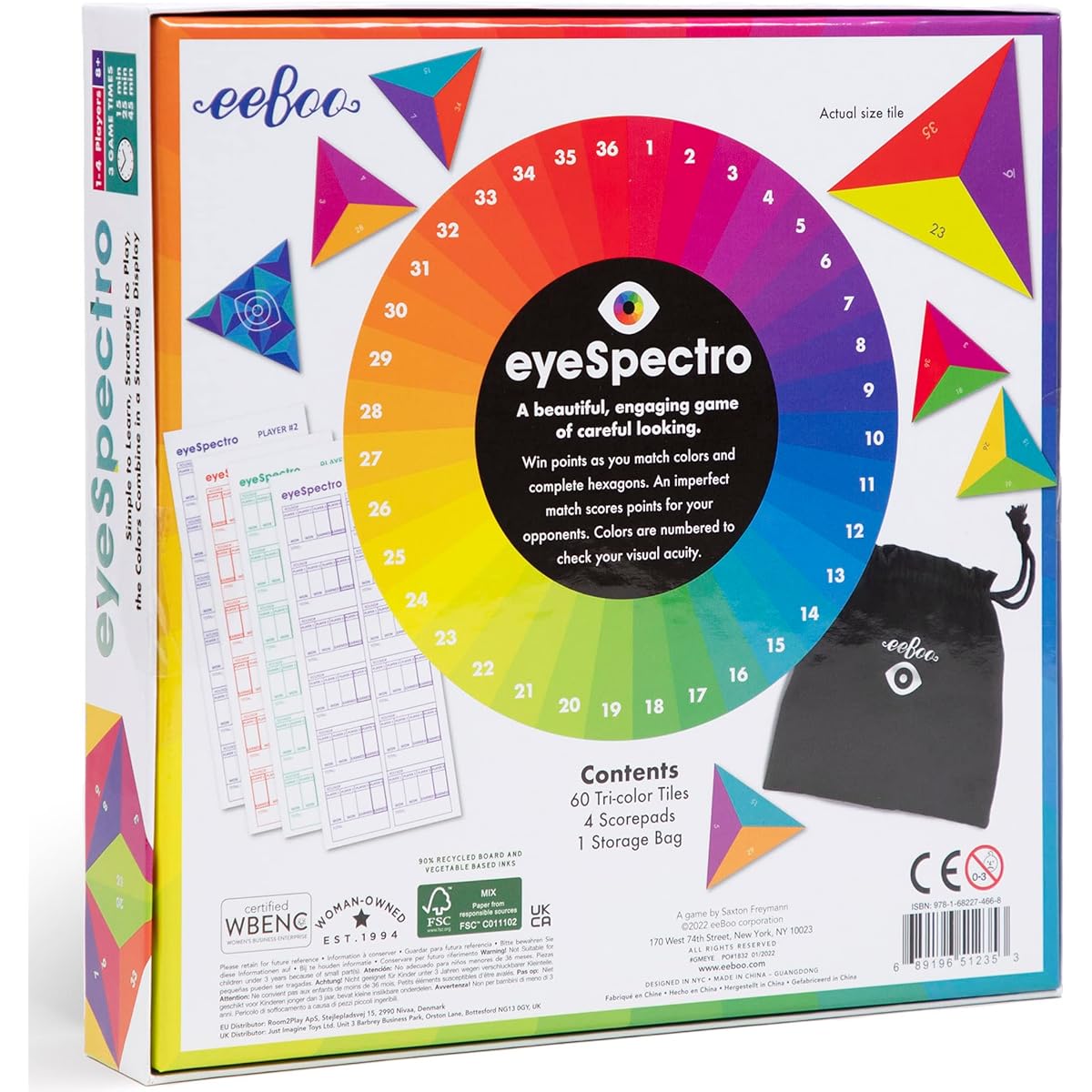 eeBoo eyeSpectro Strategy Game Ages 8 and up