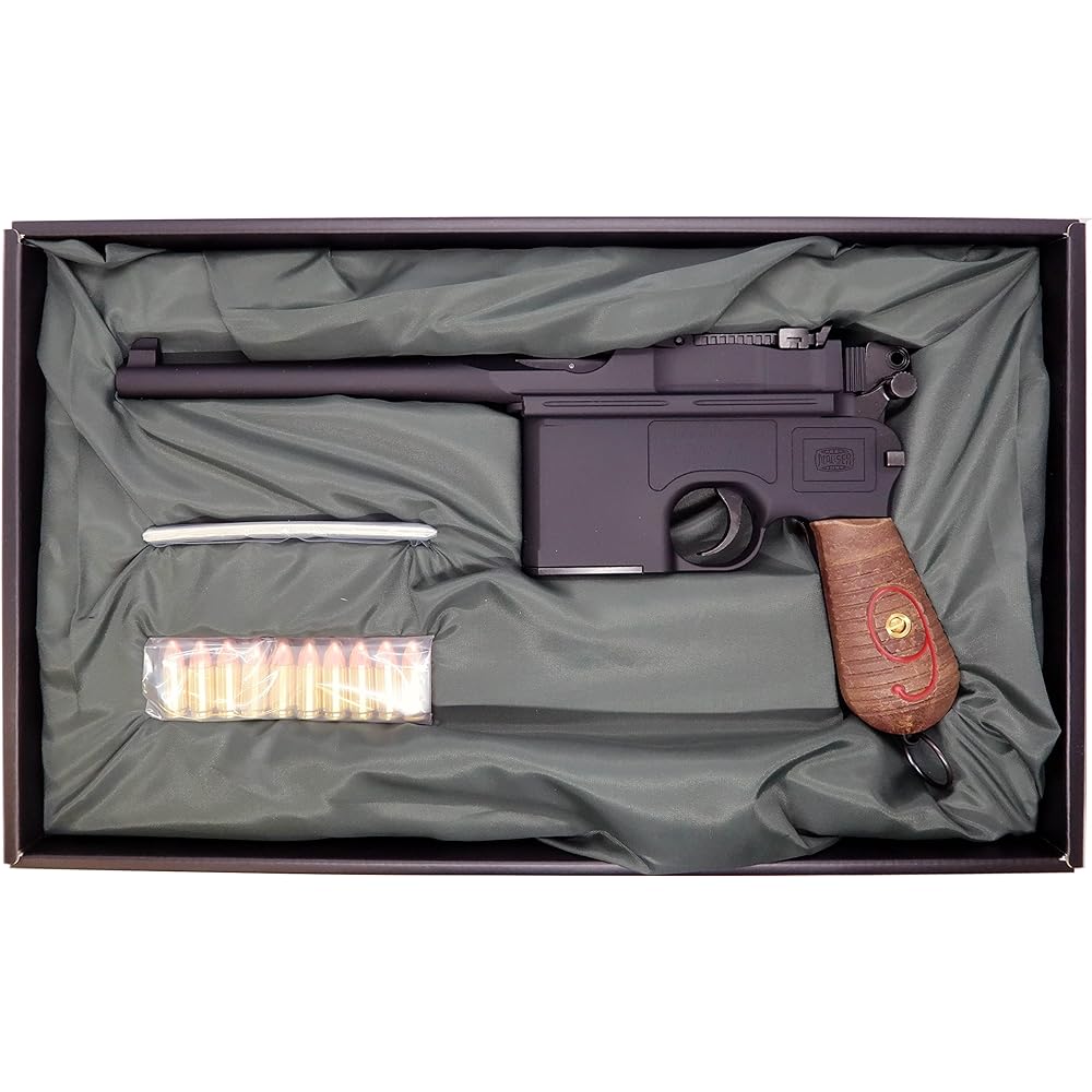 A!CTION Mauser C96 Red9 Matte Black Model Gun Complete Product