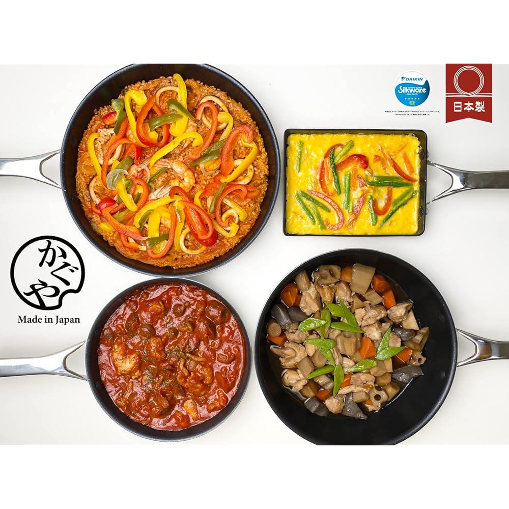 KAGUYA Made in Japan IH compatible lightweight frying pan (tamagoyaki)