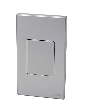 [TERADA] UCW100SL Wall Push Outlet Silver No Ground/No Key