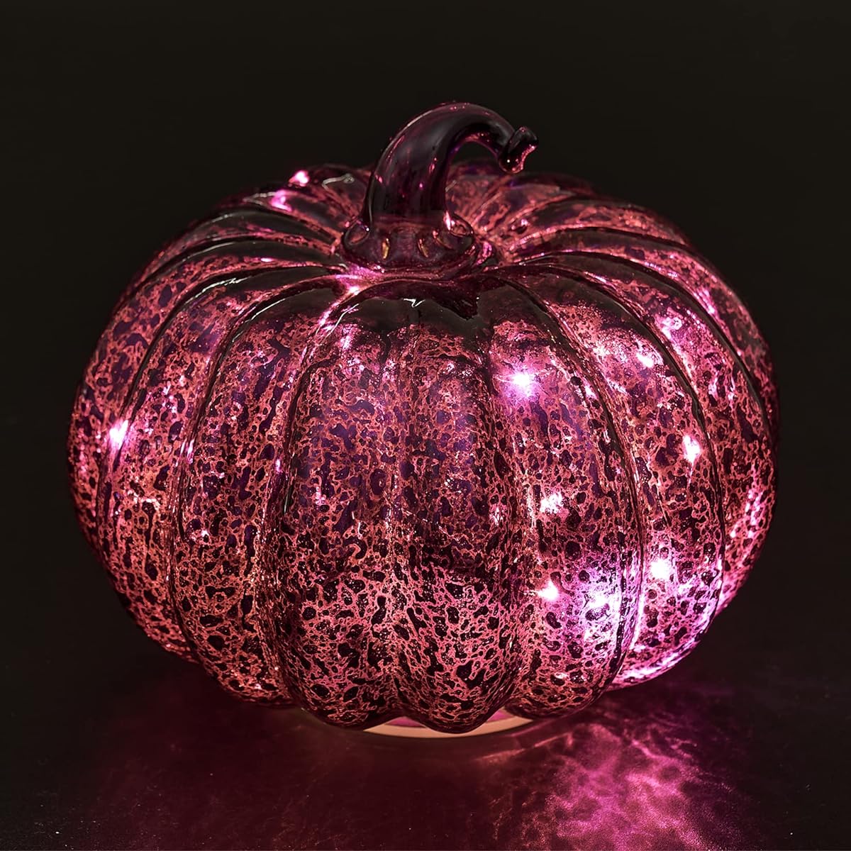 Diahom Pumpkin Decorations Mercury Glass Pumpkin Decorations Table Centerpieces Fall Home Decor