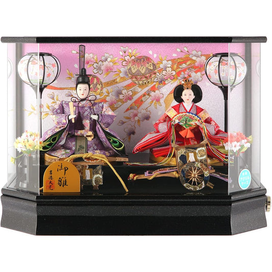 Hina Doll Yoshitoku Case Prince and Princess Hina Doll h303-yscp-322097