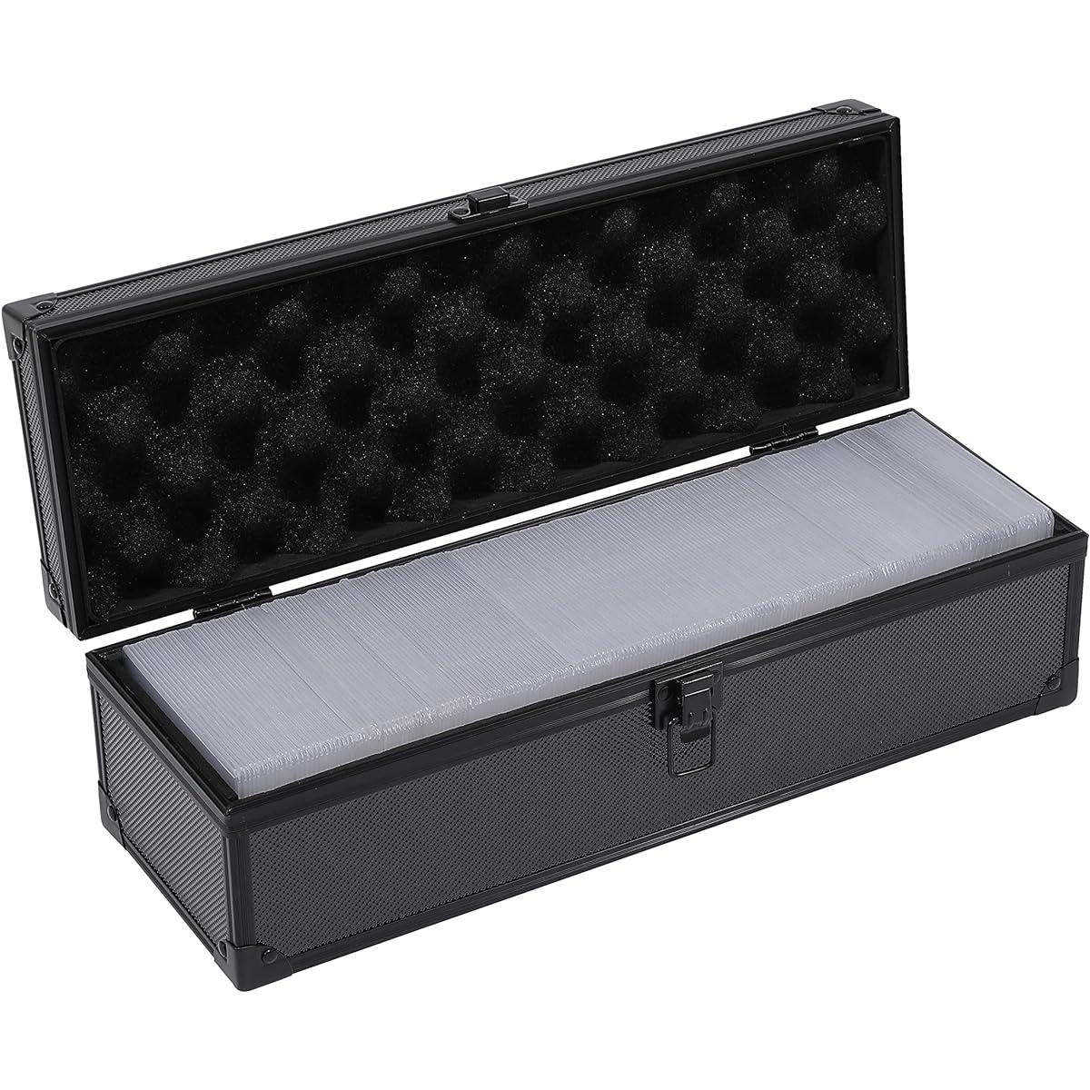 Toy God Top Loader Case Can store 200 top/side loaders Comes with 2 fixed sponges 37.5 x 12.2 x 11.5 cm (body only)