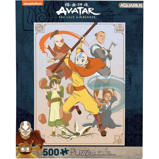 AQUARIUS - Avatar The Last Airbender Cast 500 Piece Jigsaw Puzzle
