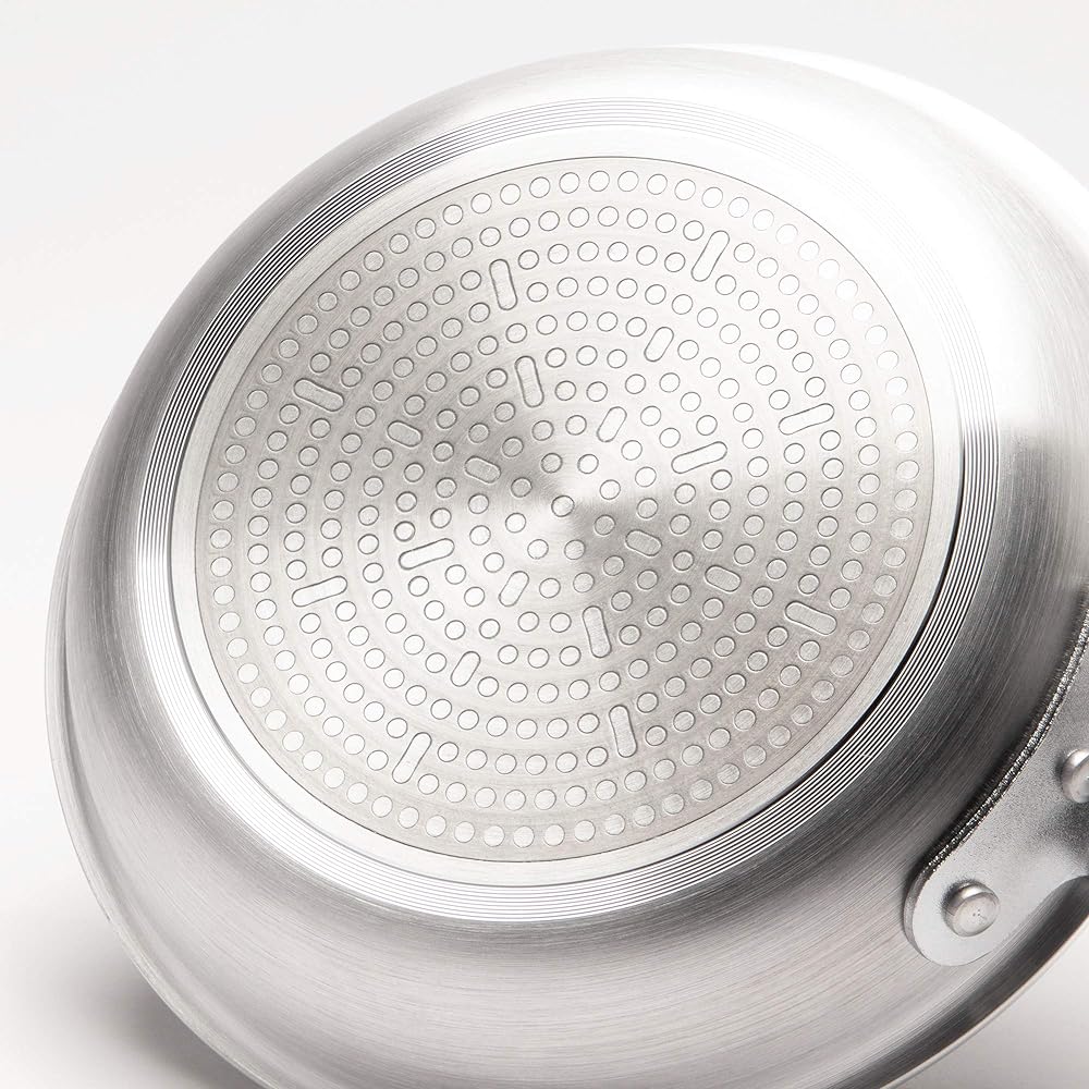 Endo Shoji TKG Frying Pan 30cm Inner Diameter x Depth (mm) 277 x 58 Bottom Diameter (mm) 183 Compatible with IH and gas fires Non-stick with Teflon treatment Durable with 3.8mm thick plate for commercial use Aluminum China AHLQ030