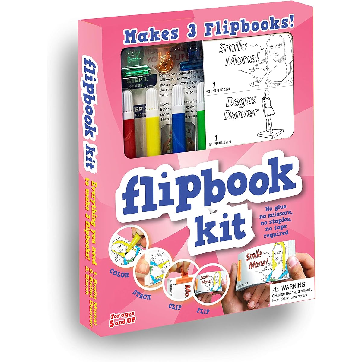 Fliptomania Flipbook Kit - Art