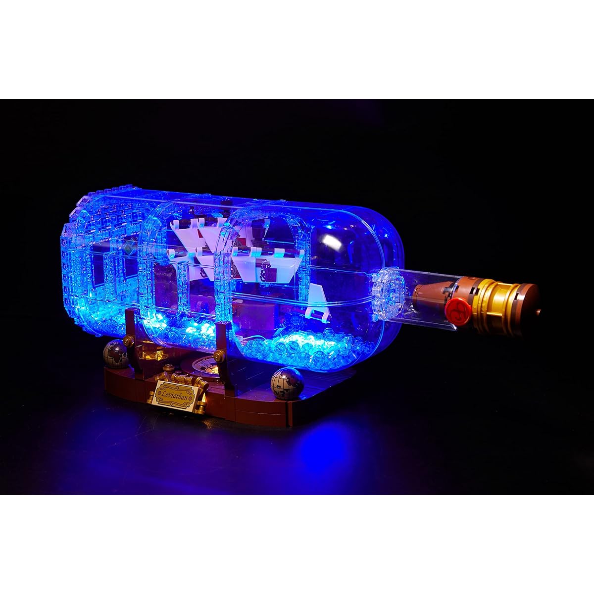 Bricks Loot Ship in a Bottle Lighting Kit for your LEGO set 21313 by LEGO setNot included