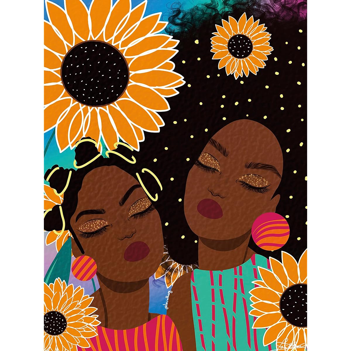 Ceaco - Lorintheory - Sunflowers - 300 Piece Jigsaw Puzzle
