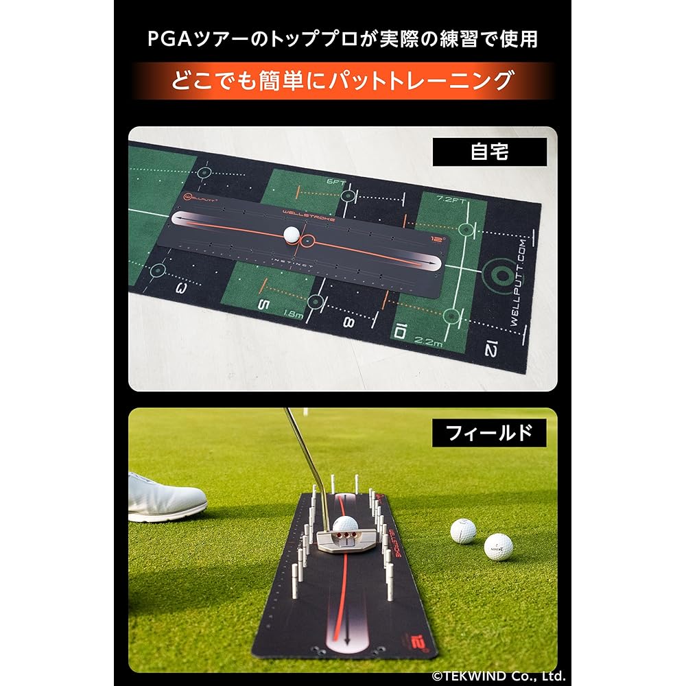 Wellstroke Instinct Wellstroke Instinct Putter Correction Device Stroke Template WELLPUTT Made in France Authorized Japanese Distribution Product