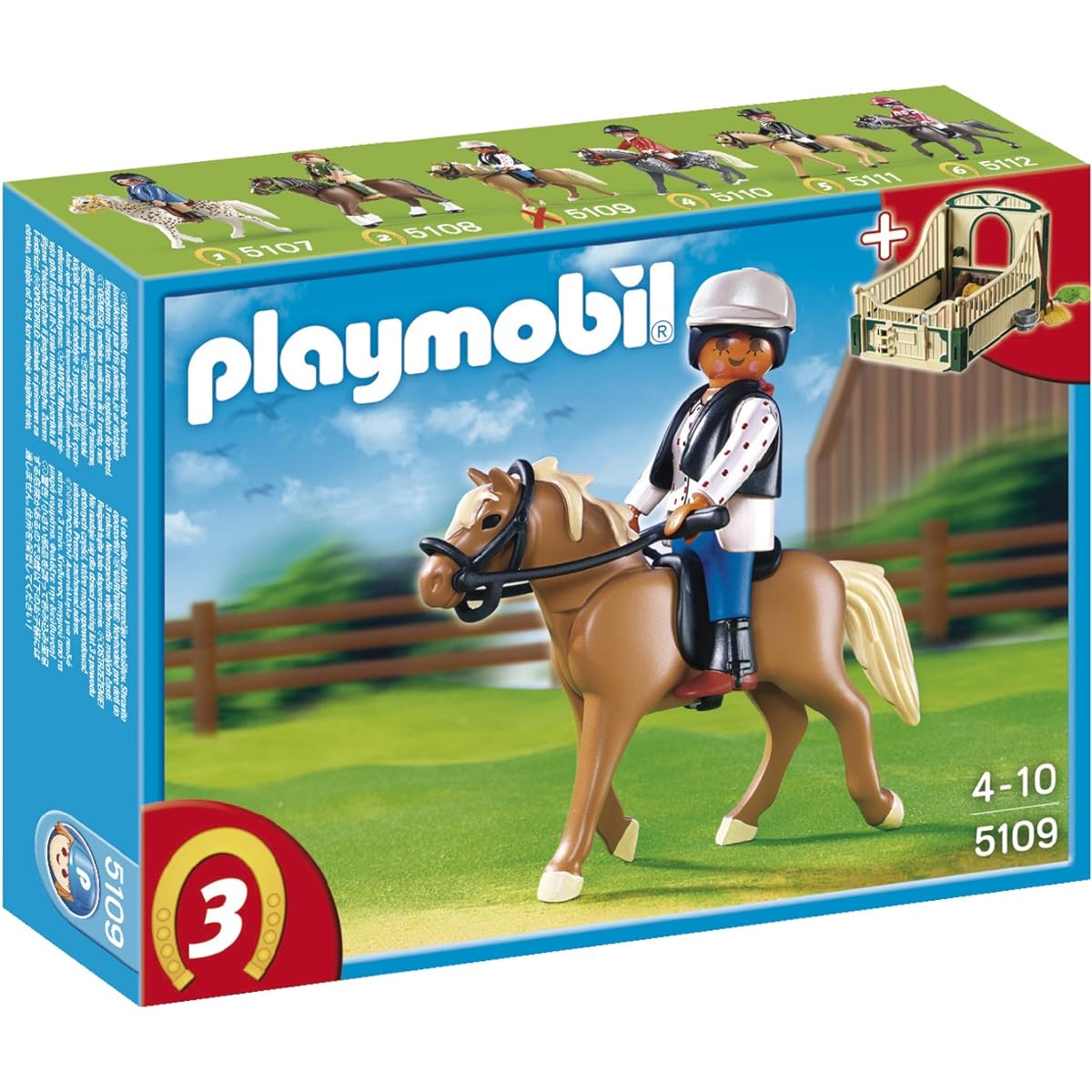Playmobil 5109 Riding School Horse with Stall