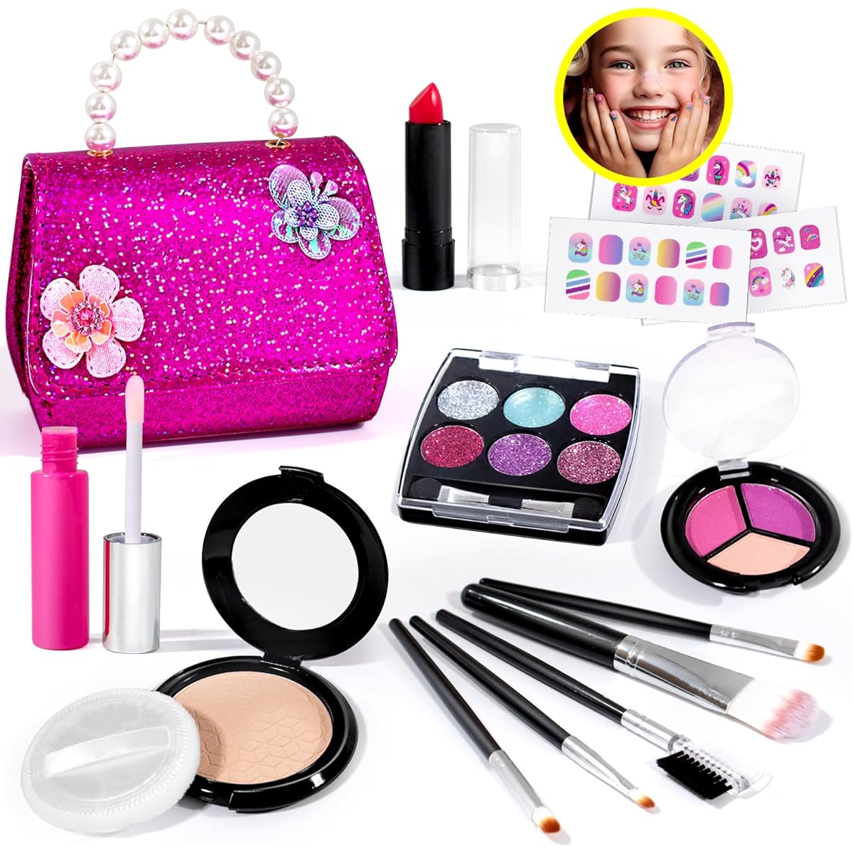 Play Toy Makeup Set for Toddler Girls
