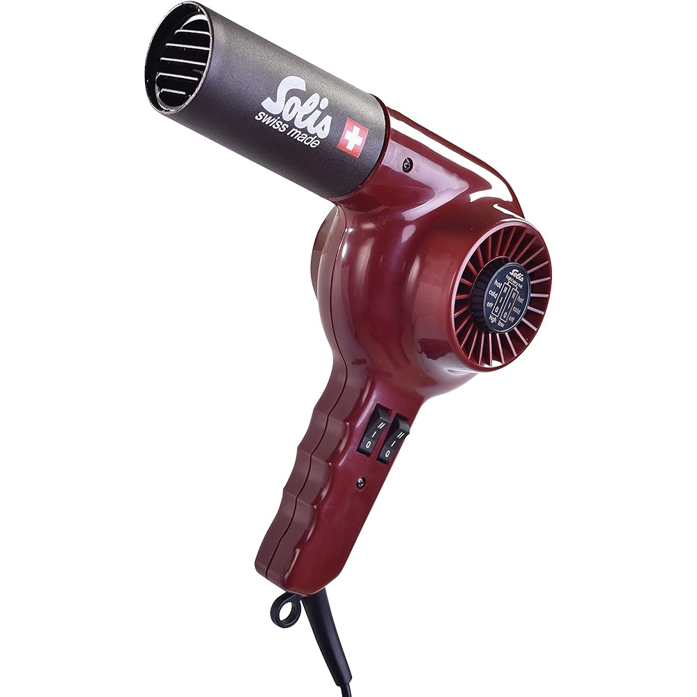 Solis 315 Hair Dryer (Solis 315 Professional Hairdrye) Hair Dryer Bordeaux SD315BRD