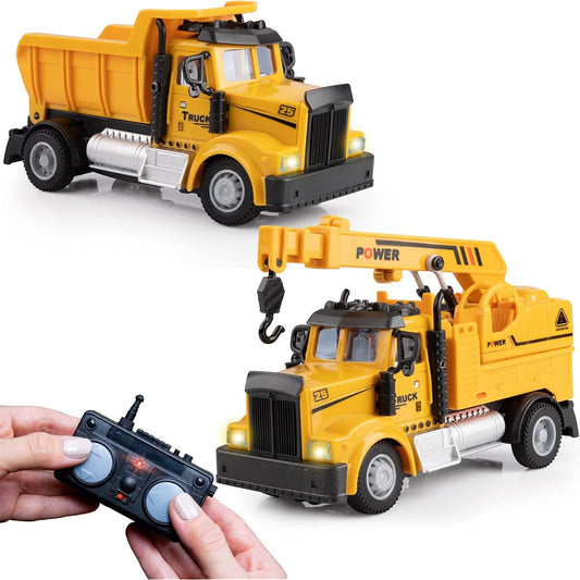 1/64 Mini Construction Truck Set 2 (Vehicle and Excavator)