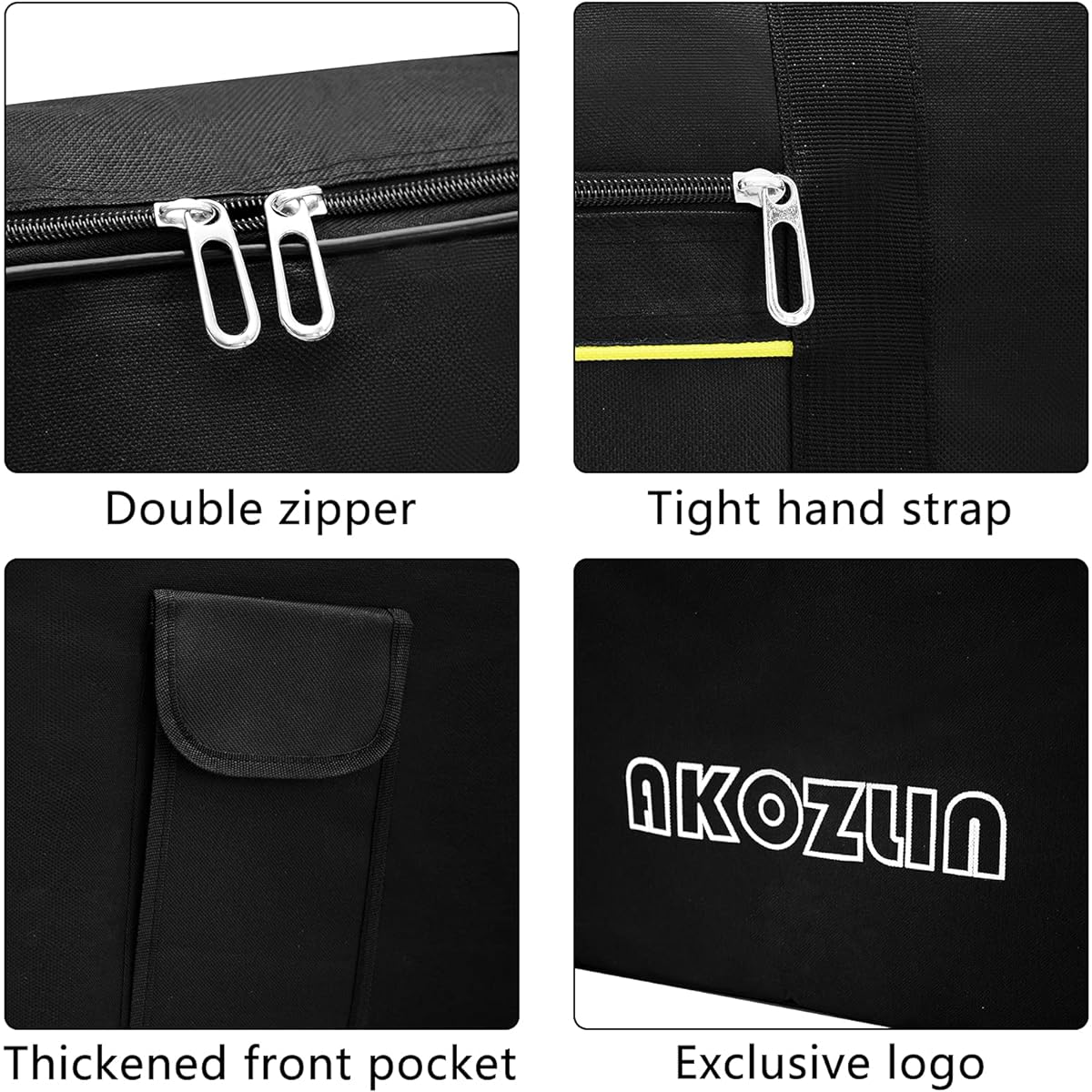 AKOZLIN 76 Portable Padded Keyboard Case Bag Updated Version Gig Bag