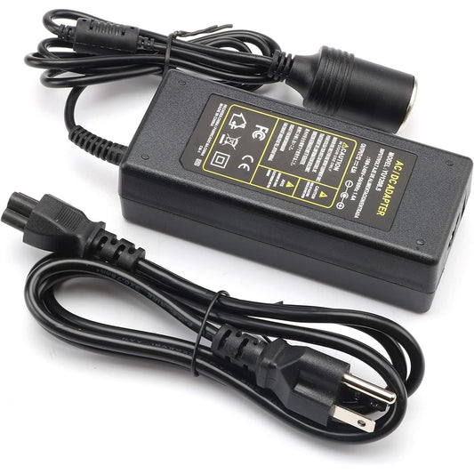 12V 8.5A 100W AC to DC Converter Car Cigarette Lighter Socket AC/DC Power Adapter Power Adapter for Car Vacuum Cleaner/Air Compressor/Portable Freezer/Other Devices