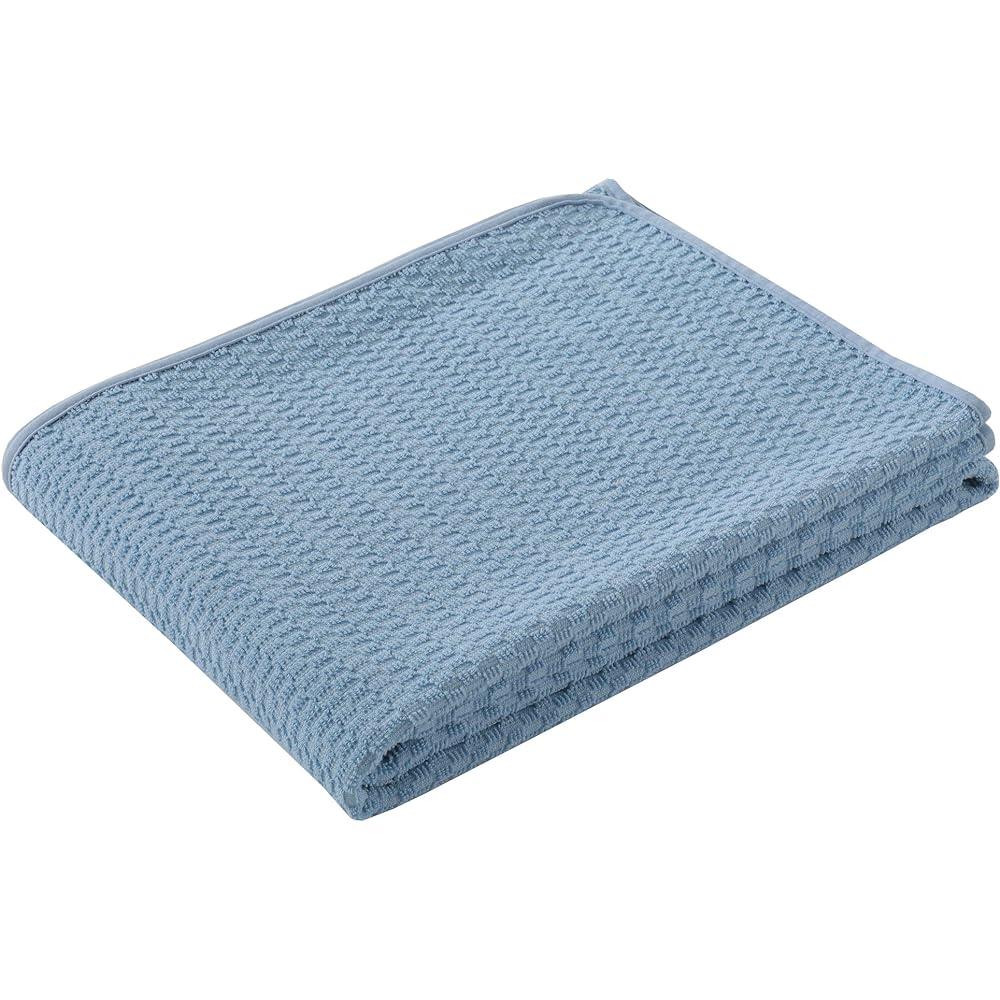 nishikawa [Nishikawa] Gauze blanket, single washable, reversible, smooth gauze, uneven pile, smooth, made in Japan, turquoise blue FR08803001TB