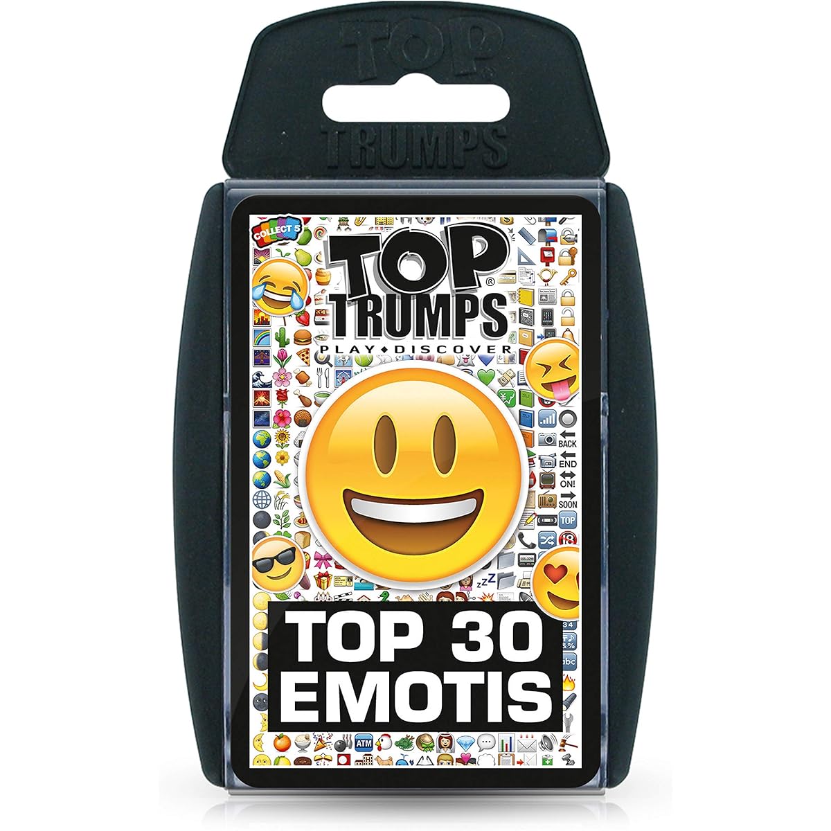 Emotis Top Trumpps Card Game Black