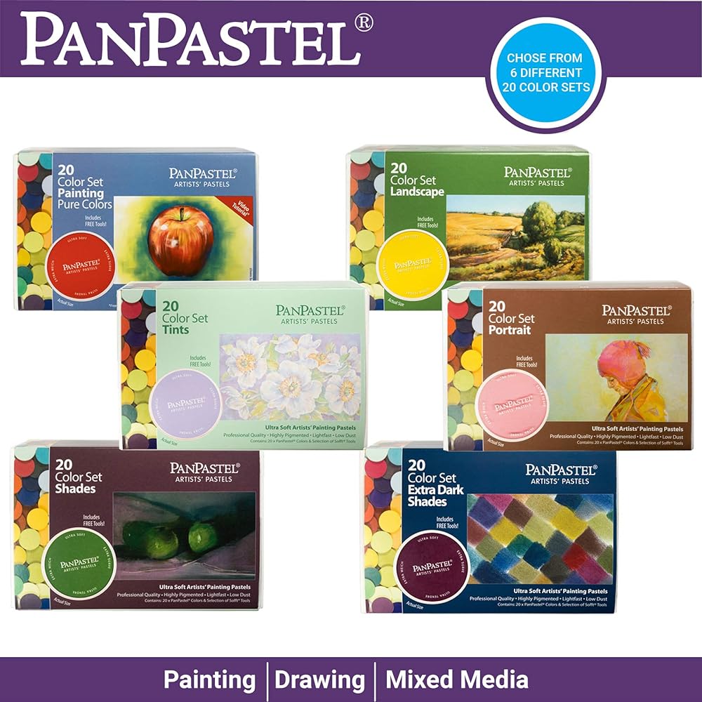 Panpastel 20 color set painting 30201
