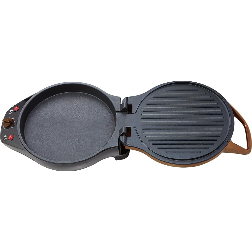 APIX (APIX INTL) APIX "My Bistro" 2Way Double Hot Plate Brown AWP-292-BR