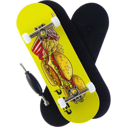 P-REP Starter Complete Wooden Fingerboard 30mm Cheeseburger Cheeseburger
