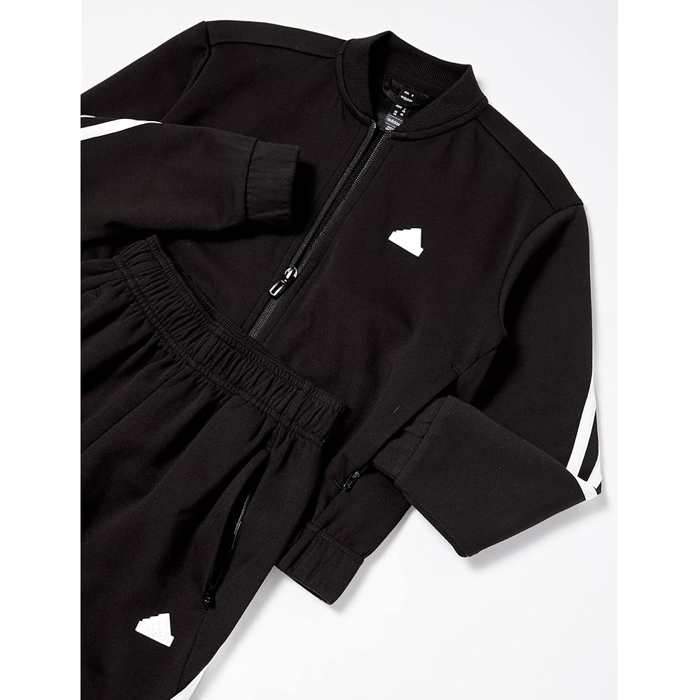 [Adidas] Jersey Top and Bottom Set Kids Future Icon 3 Stripes Tracksuit ECL34