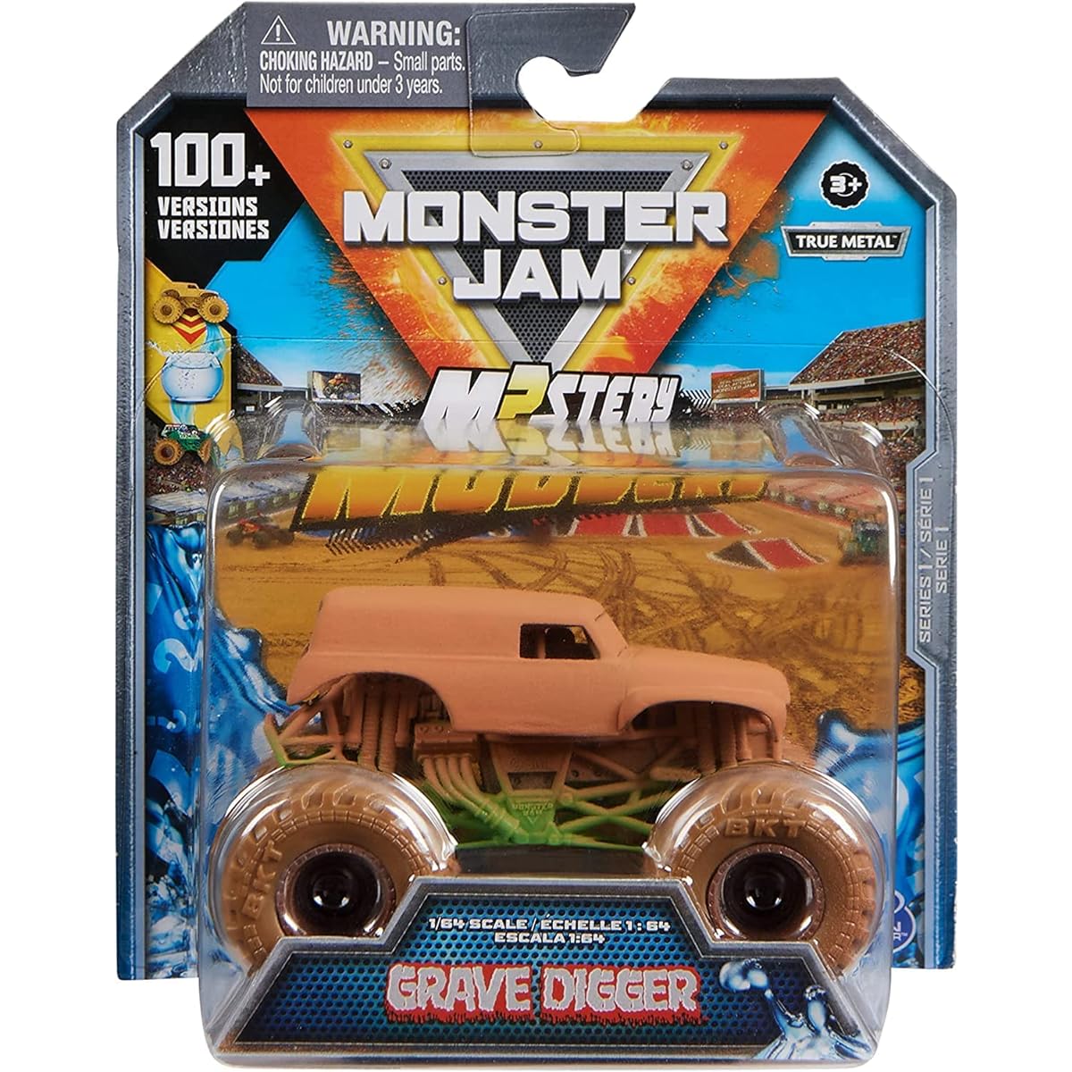 Monster Jam Mystery Mudders [Grave Digger] 1:64 scale die-cast truck