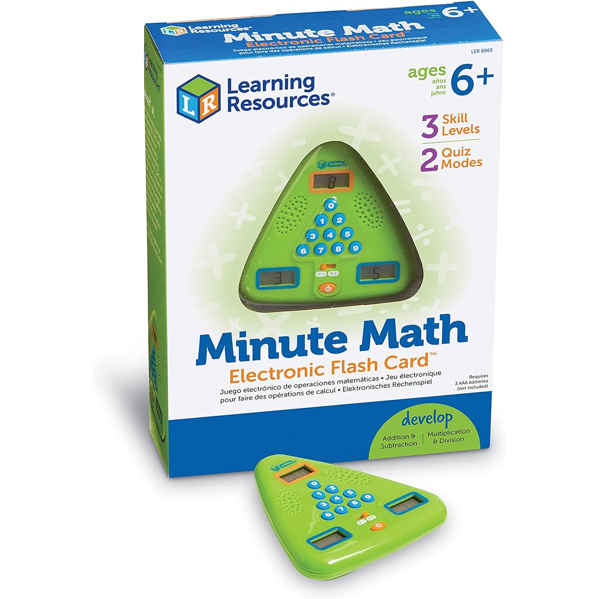 Learning Resources Math Educational Materials Electronic Flash Cards LER6965