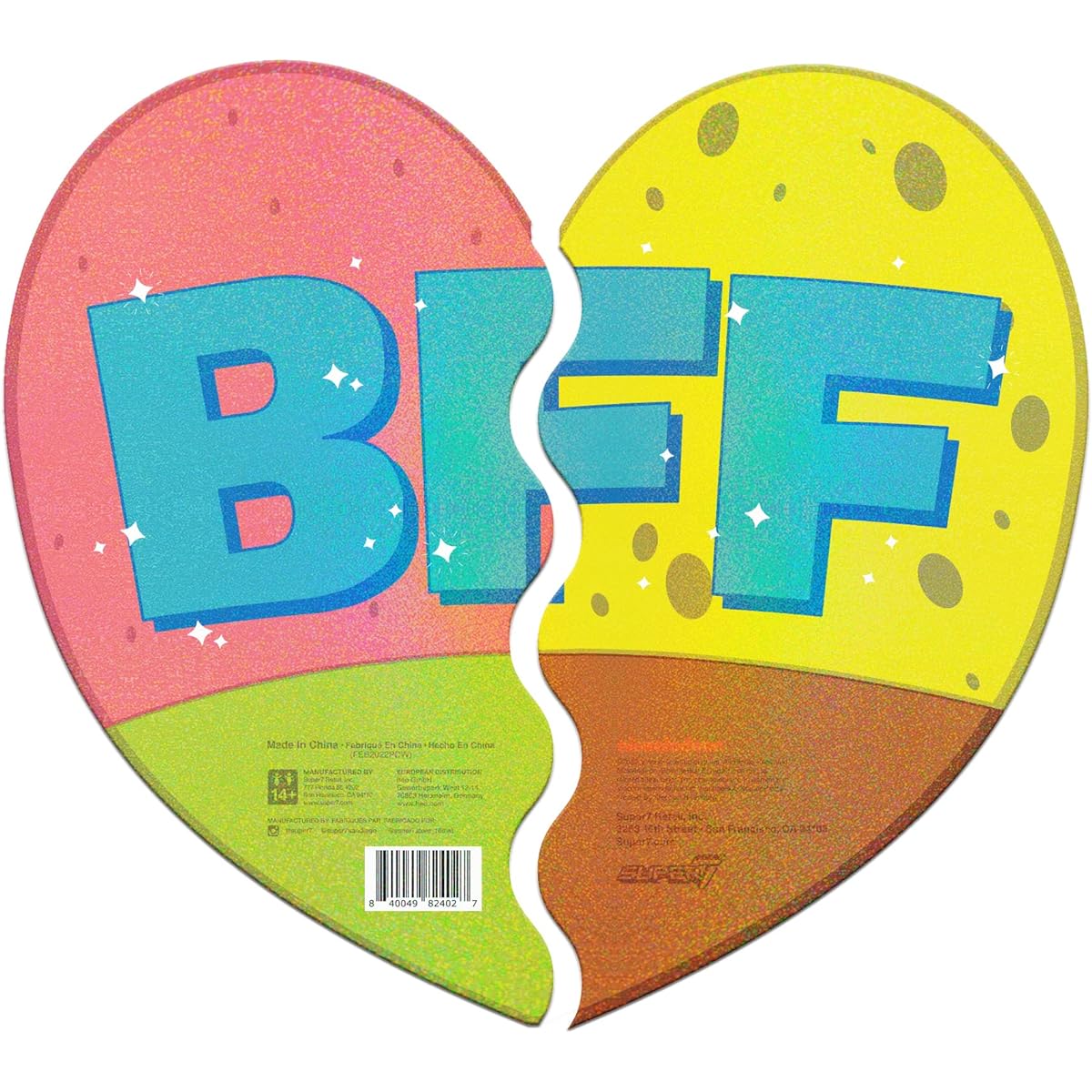 SUPER7 - SpongeBob SquarePants SpongeBob & Patrick Con Limited Reaction Figure