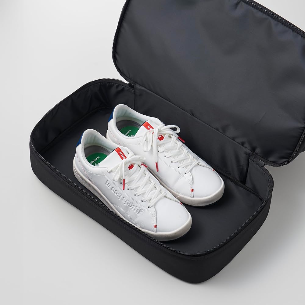 [Le Coq Sportif] Boston Bag Double Layer Shoe Storage Clasp Type Shoulder Belt Golf QQBXJA01