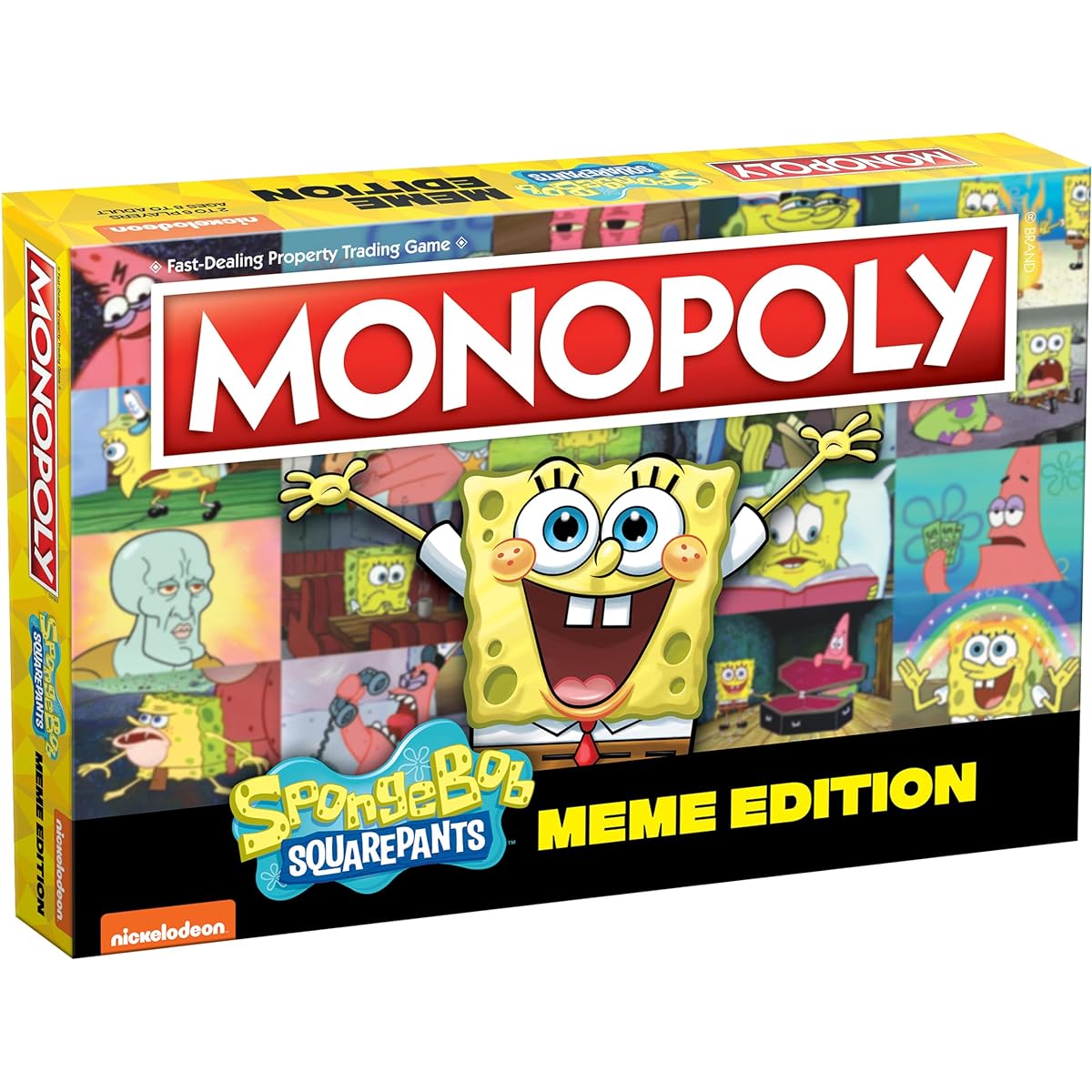 Monopoly Spongebob Squarepants Meme Edition | Based on the Nickelodeon Show | Features memes of familiar locations, episodes and characters | Officially Licensed & Collectible Monopoly