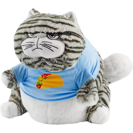 Attatoy Chonky Cat Weighted Plush Fat Cat Stuffed Animal Toy