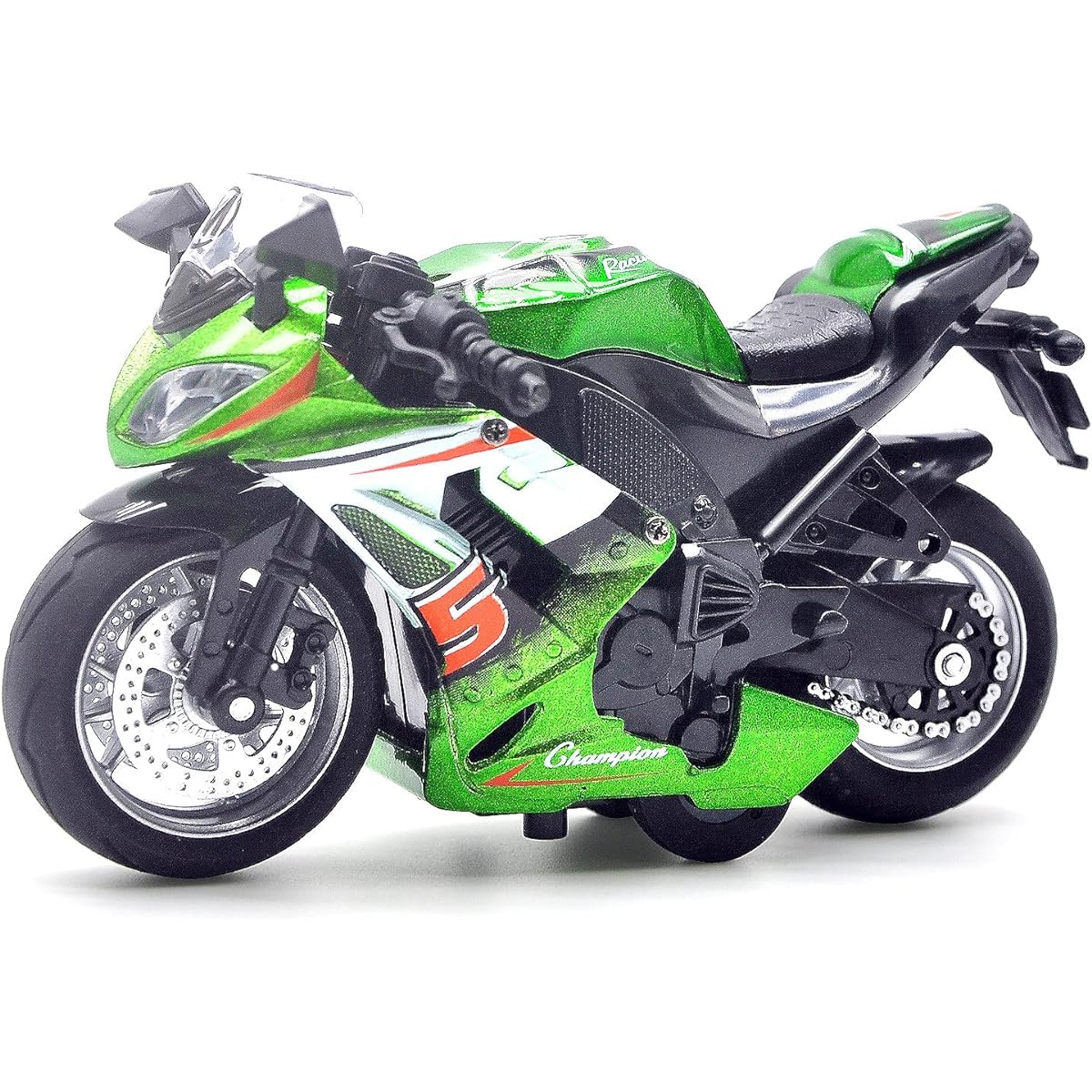 Toy Motorcycle, Diecast Motorcycle Toy, Toy with Music Lights, Toy Motorcycle for Kids 3-5 Years Old, Toy Motorcycle for Boys (Green)