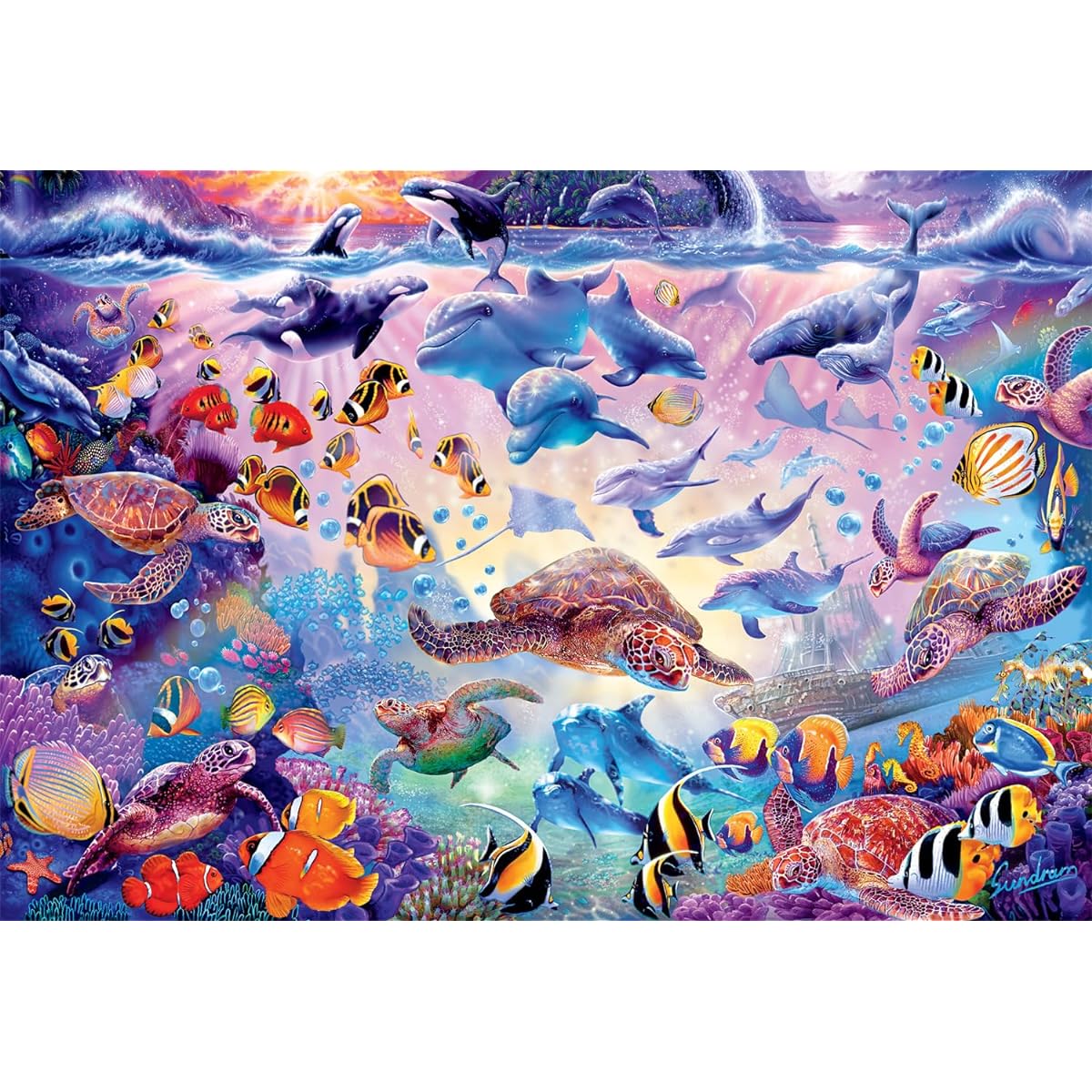 Buffalo Games - Ocean Majesty - 2000 Piece Jigsaw Puzzle