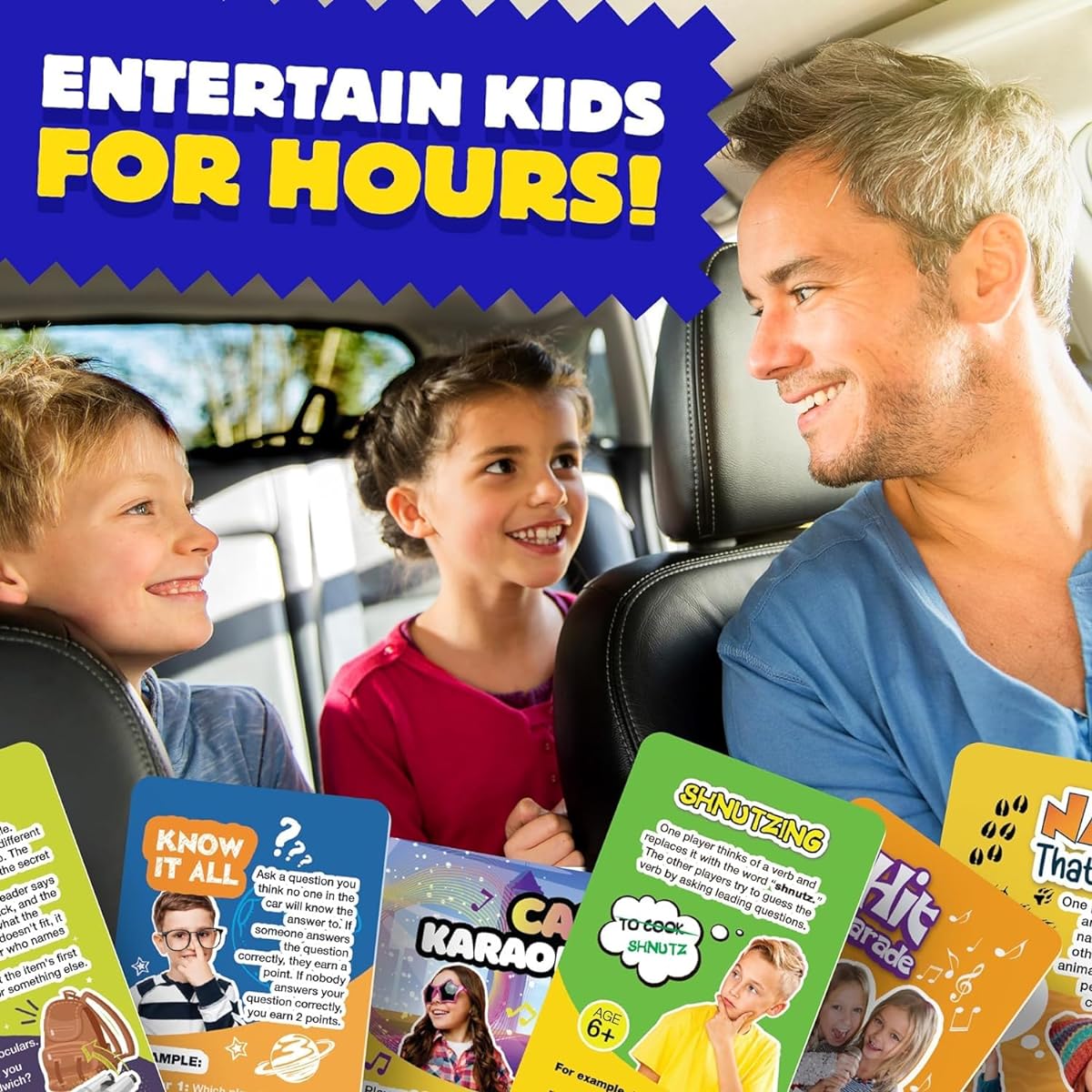 Well-balanced Road Trip Game for Kids and Adults – Travel Games, Car Games, Road Trip Essentials & Activities for Kids
