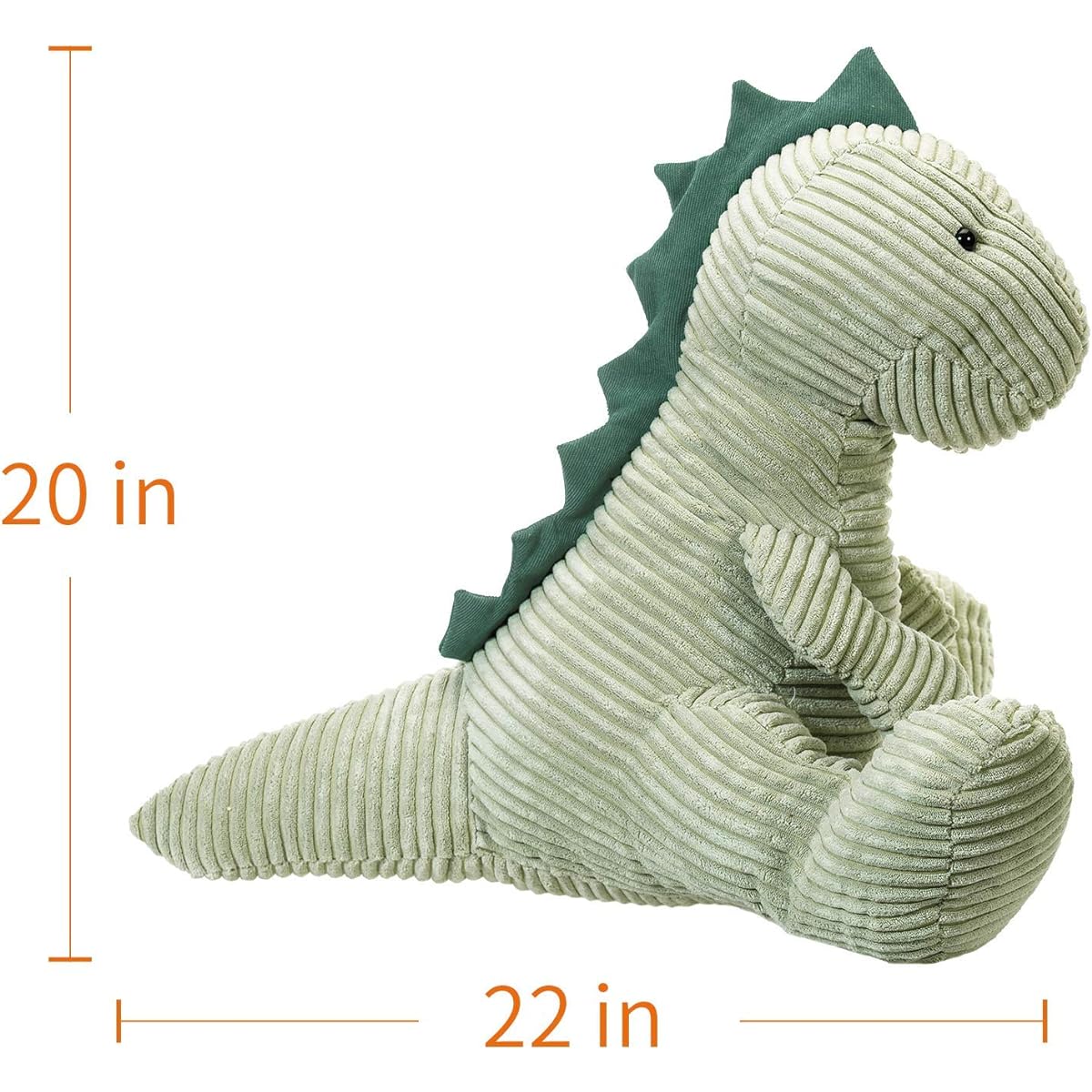 Apricot Lamb Toys Plush Matcha Dinosaur Stuffed Animal Soft Cuddly Great for Kids (Giant, 20 Inch