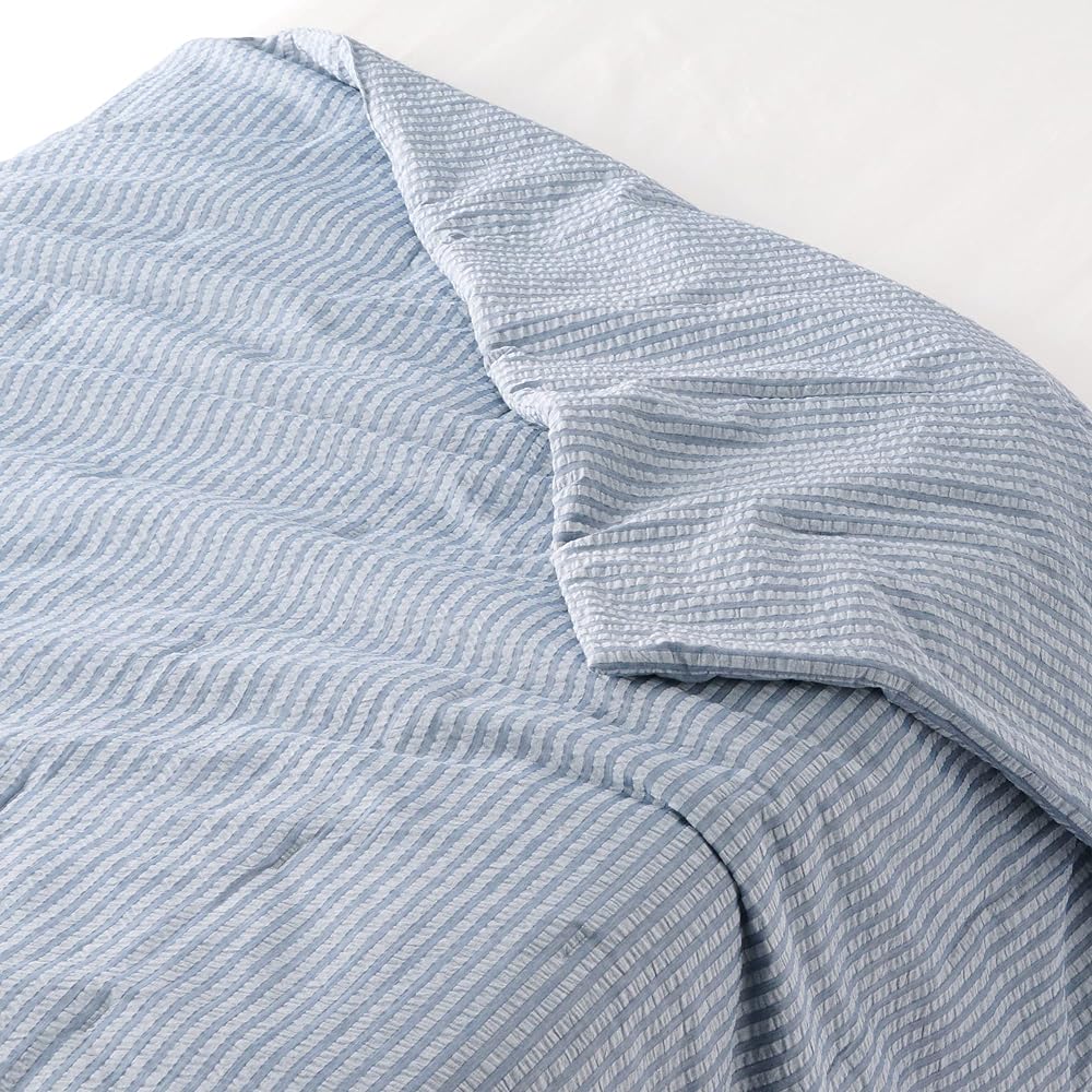 MUJI MUJI African Cotton Soccer Weave Thin Duvet Off White Double Size 180 x 200cm 12860495