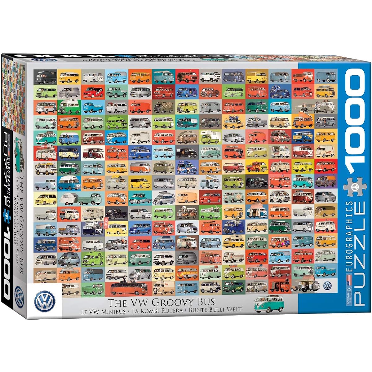 1000 Piece Jigsaw Puzzle VW Groovy Bus 6000-0783
