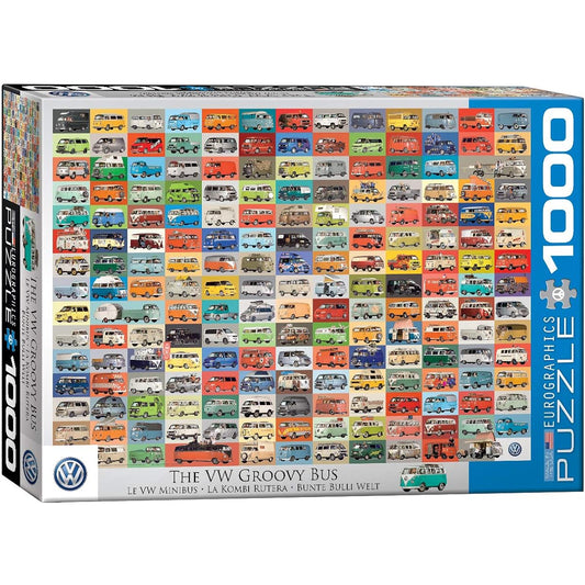 1000 Piece Jigsaw Puzzle VW Groovy Bus 6000-0783