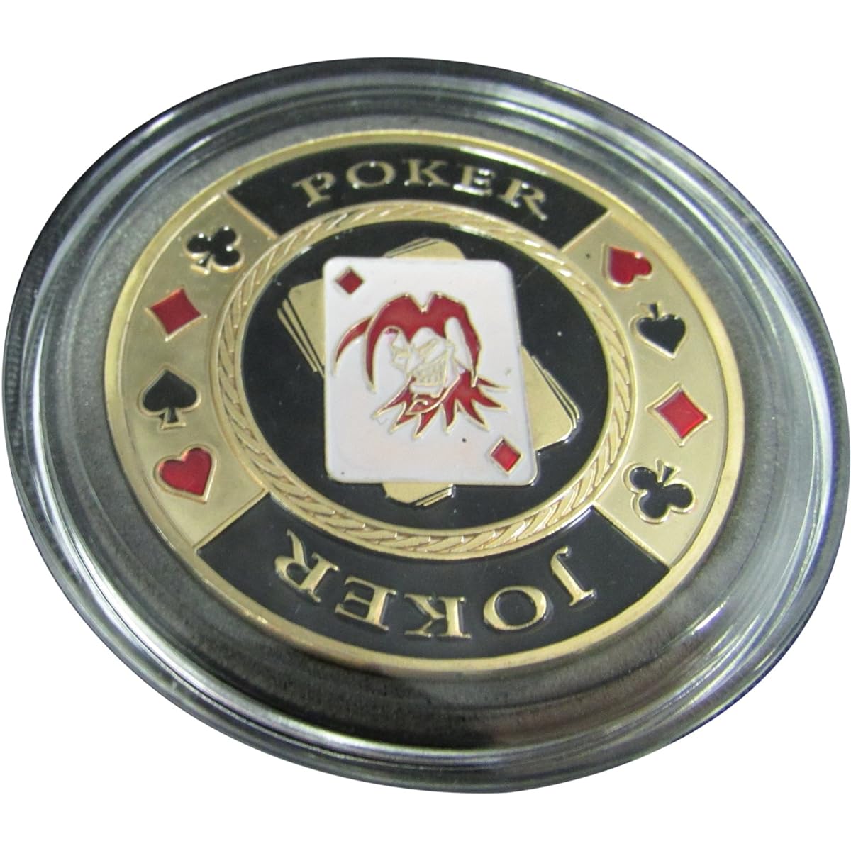 MRC Poker Hand Painted Poker Card Guard Cover Protector - Poker Joker