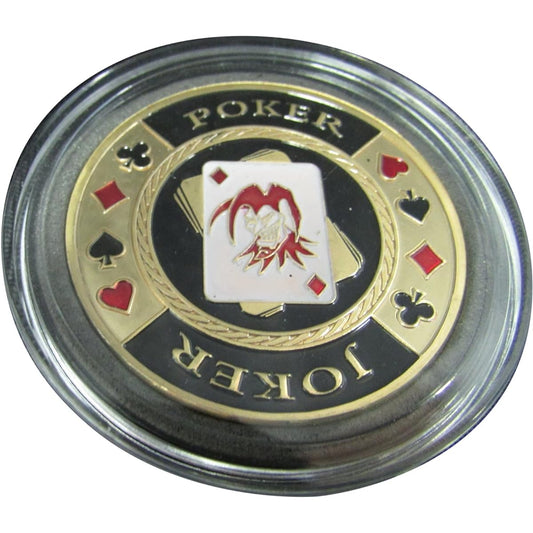MRC Poker Hand Painted Poker Card Guard Cover Protector - Poker Joker