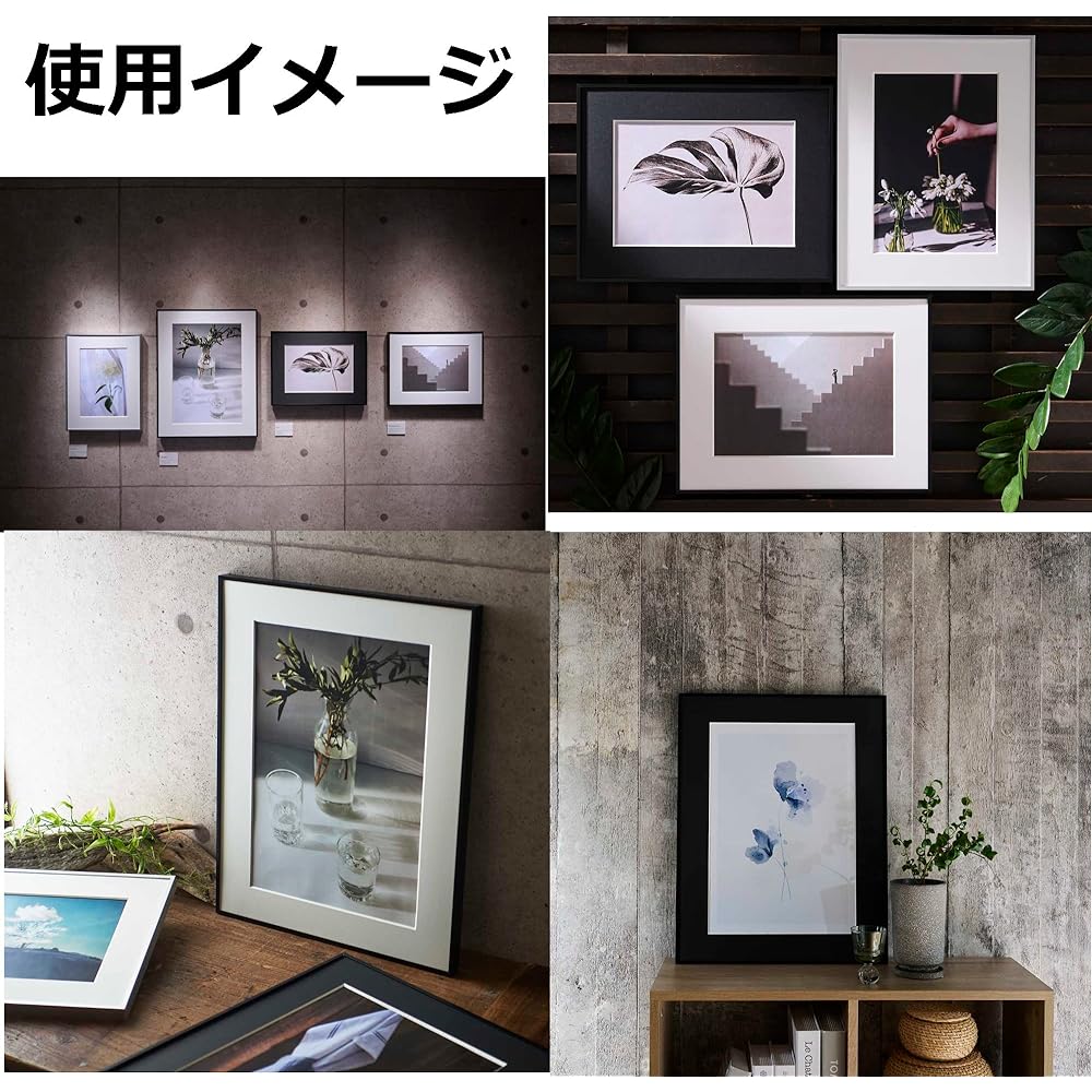 HAKUBA Picture Frame Aluminum HFA-03 Full Paper Acrylic Board Silver HFA-03SV-Z