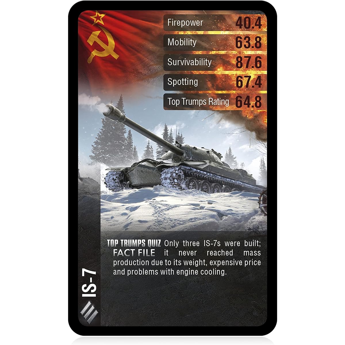 Top Trumps World of Tanks Card Game A fun game for families to explore different tanks from around the world Ages 6 and up