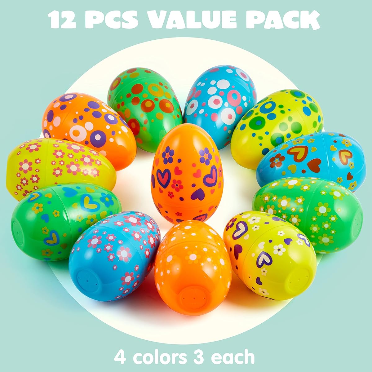 7" Creative Eggshells 12-Pack