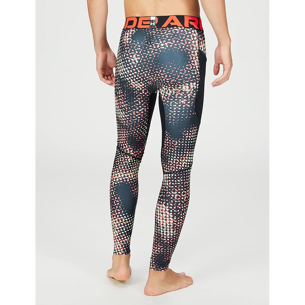 [Under Armor] Training Base Layer UA Heat Gear Armor Print Leggings Men's